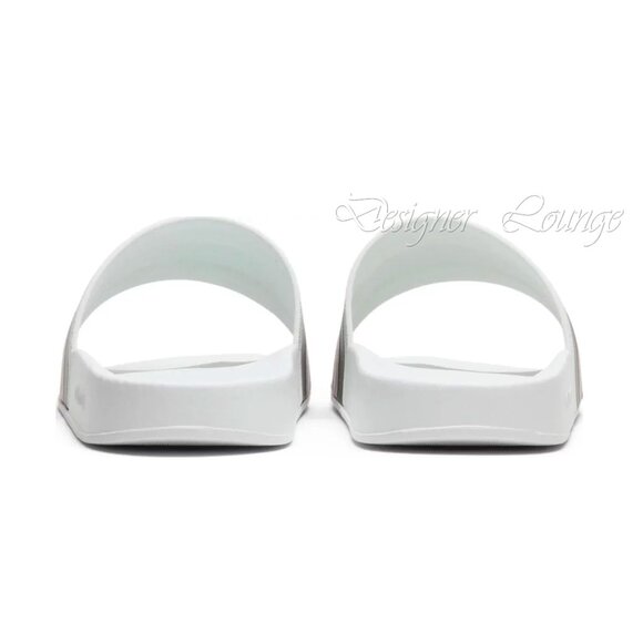 NEW GUCCI Men's WEB Pursuit Pool / Beach White Rubber Slides G 9 / US 9.5 - Picture 8 of 14